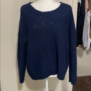 Navy Blue wool sweater- never worn